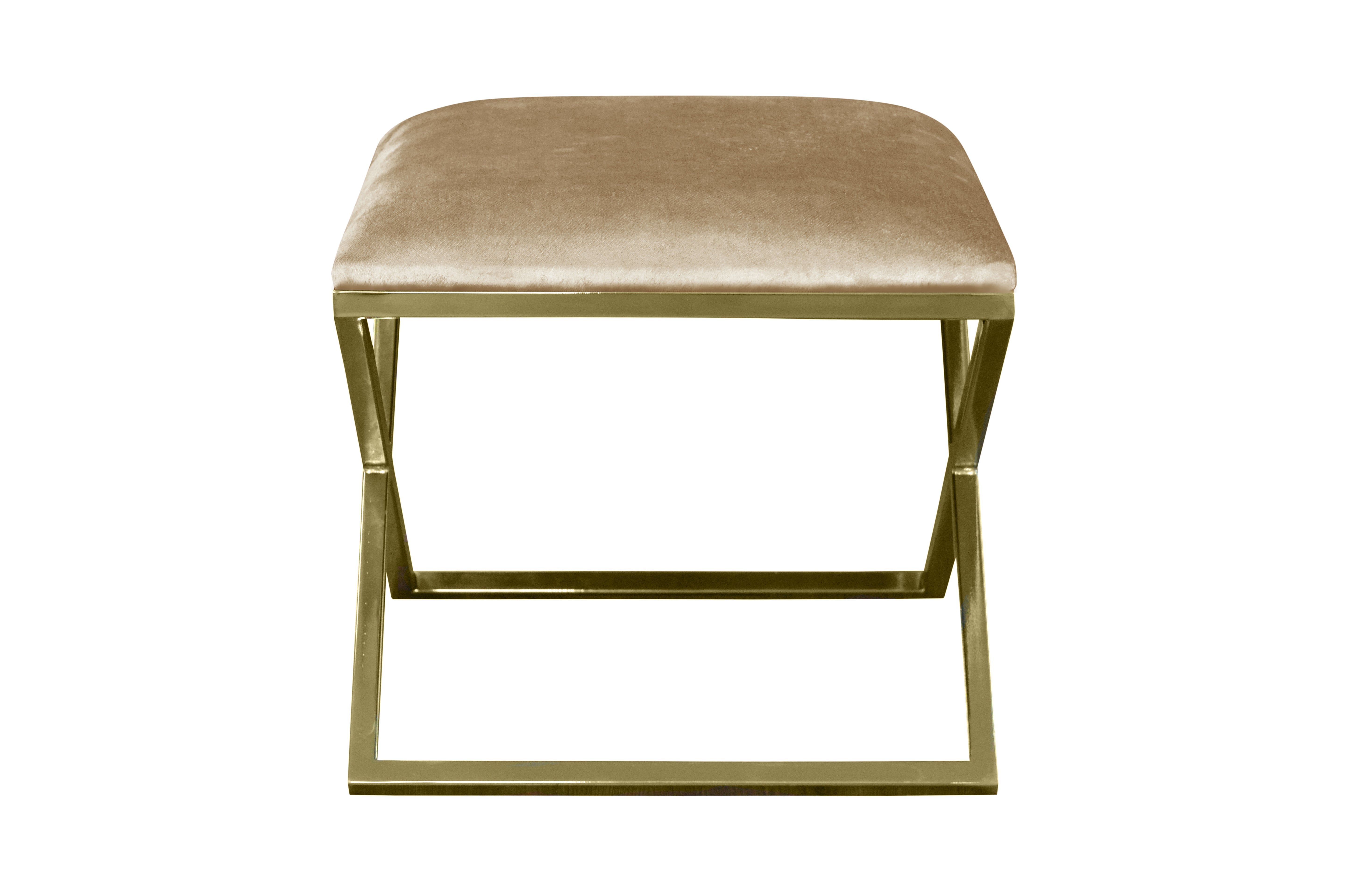 Pouf Nayou – Élégance dorée & design contemporain