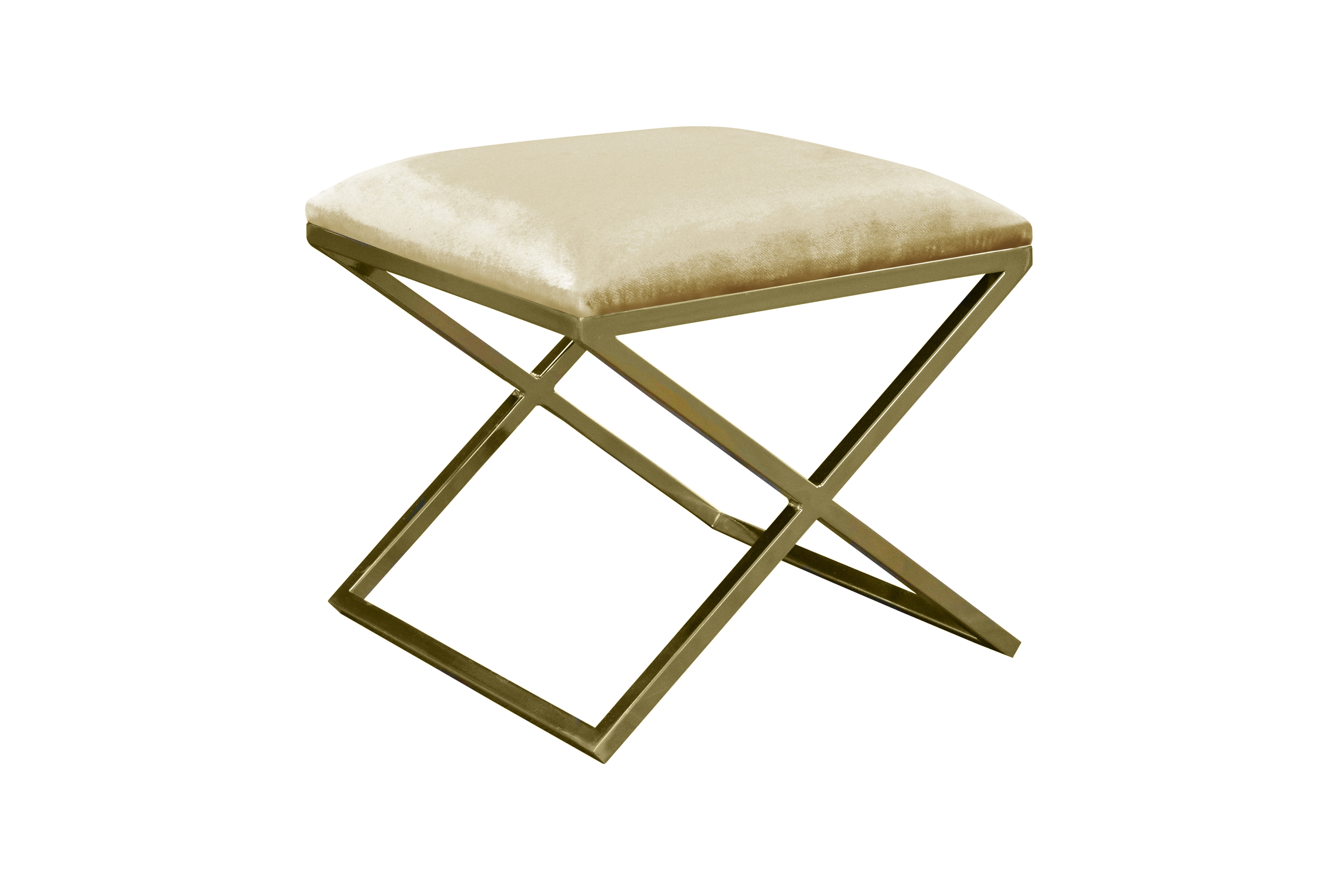 Pouf Nayou – Élégance dorée & design contemporain