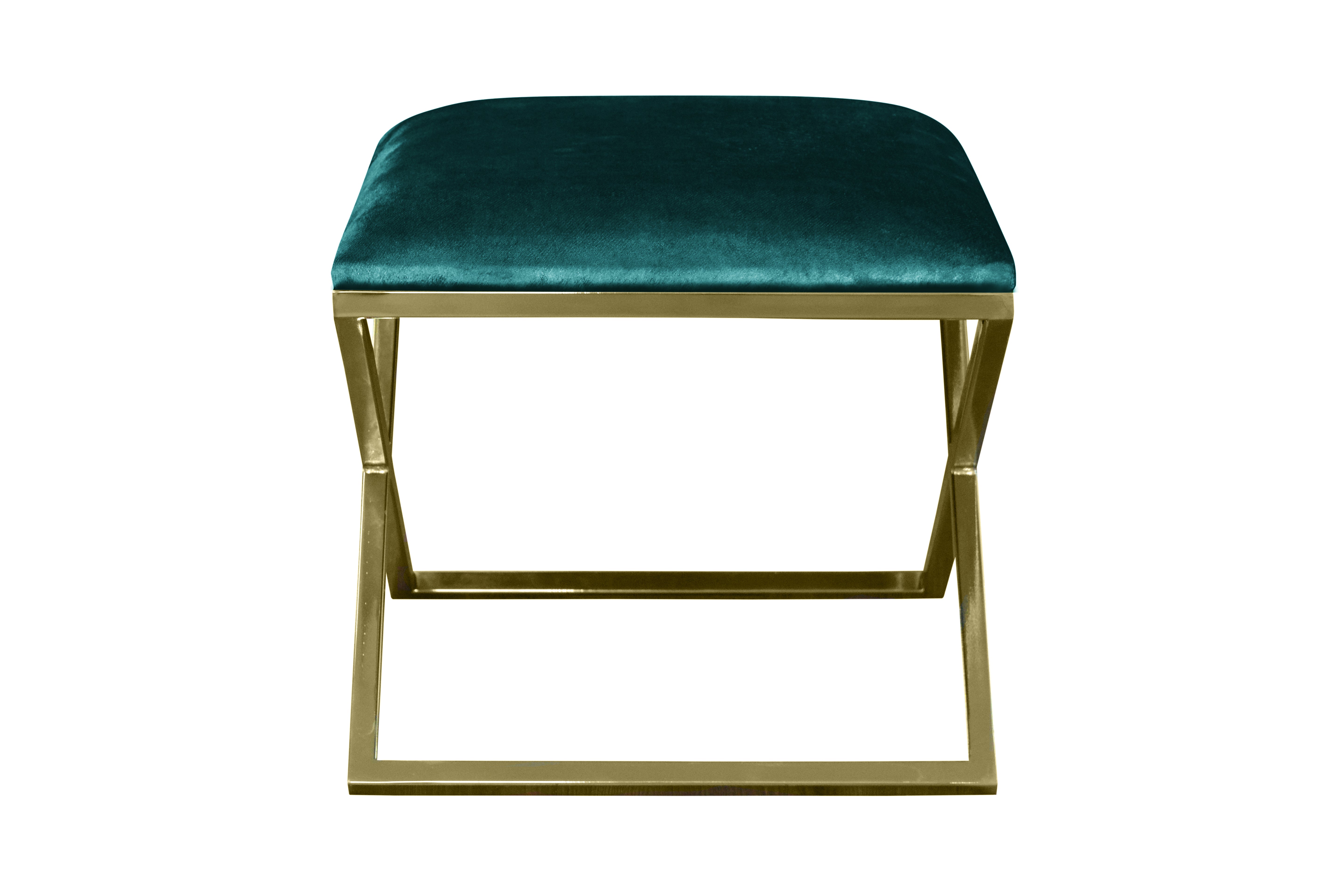 Pouf Nayou – Élégance dorée & design contemporain