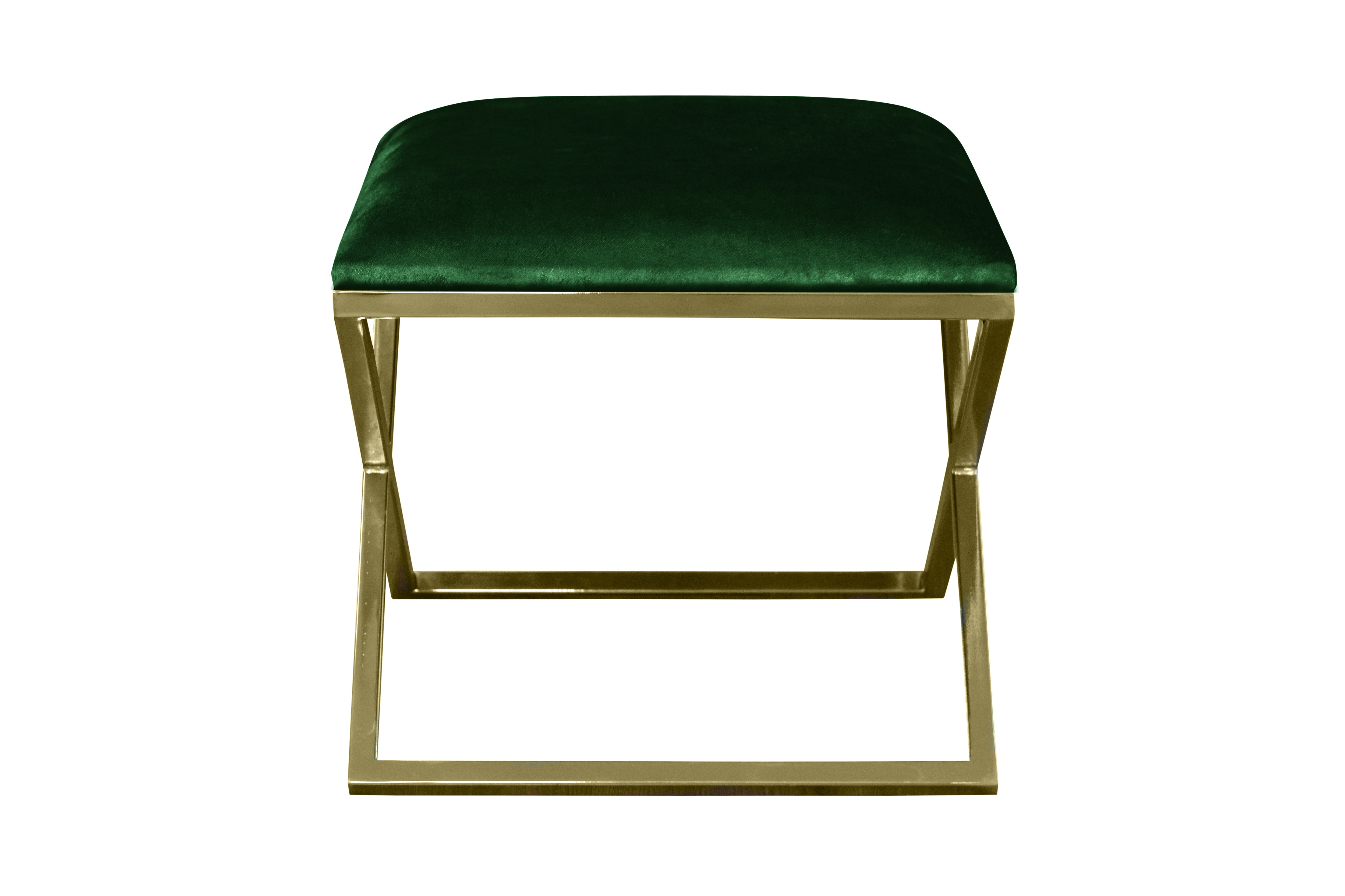 Pouf Nayou – Élégance dorée & design contemporain