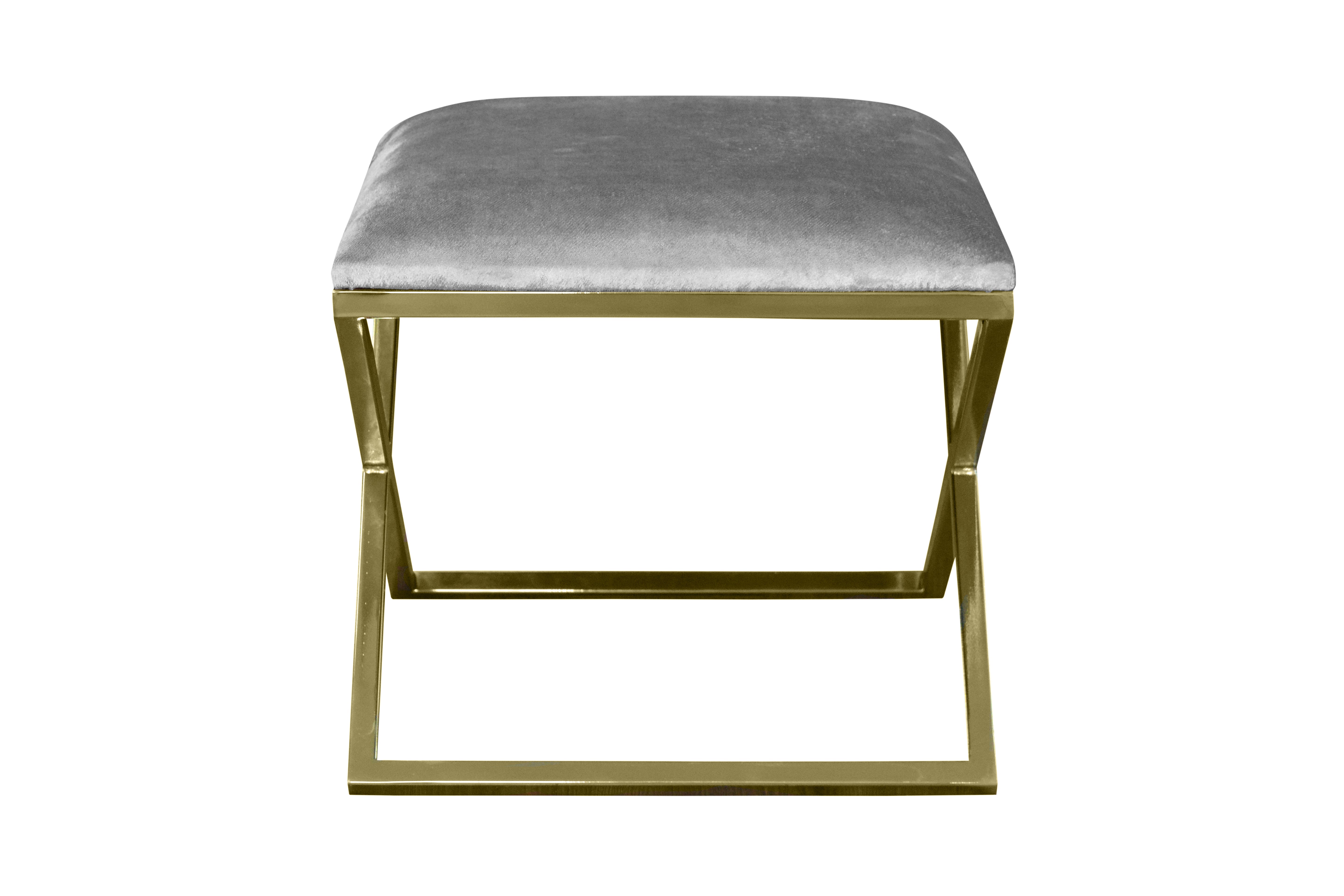 Pouf Nayou – Élégance dorée & design contemporain