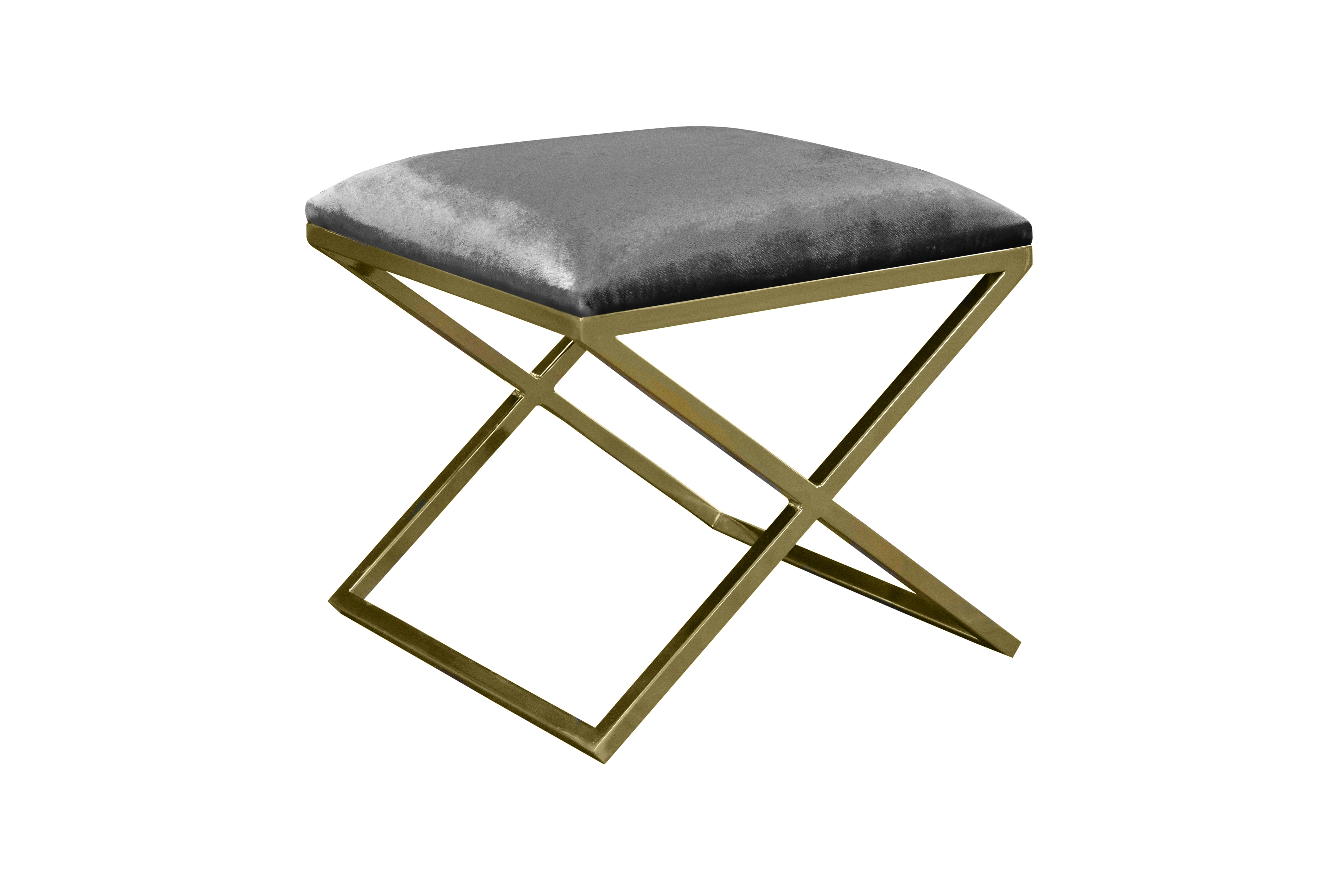 Pouf Nayou – Élégance dorée & design contemporain