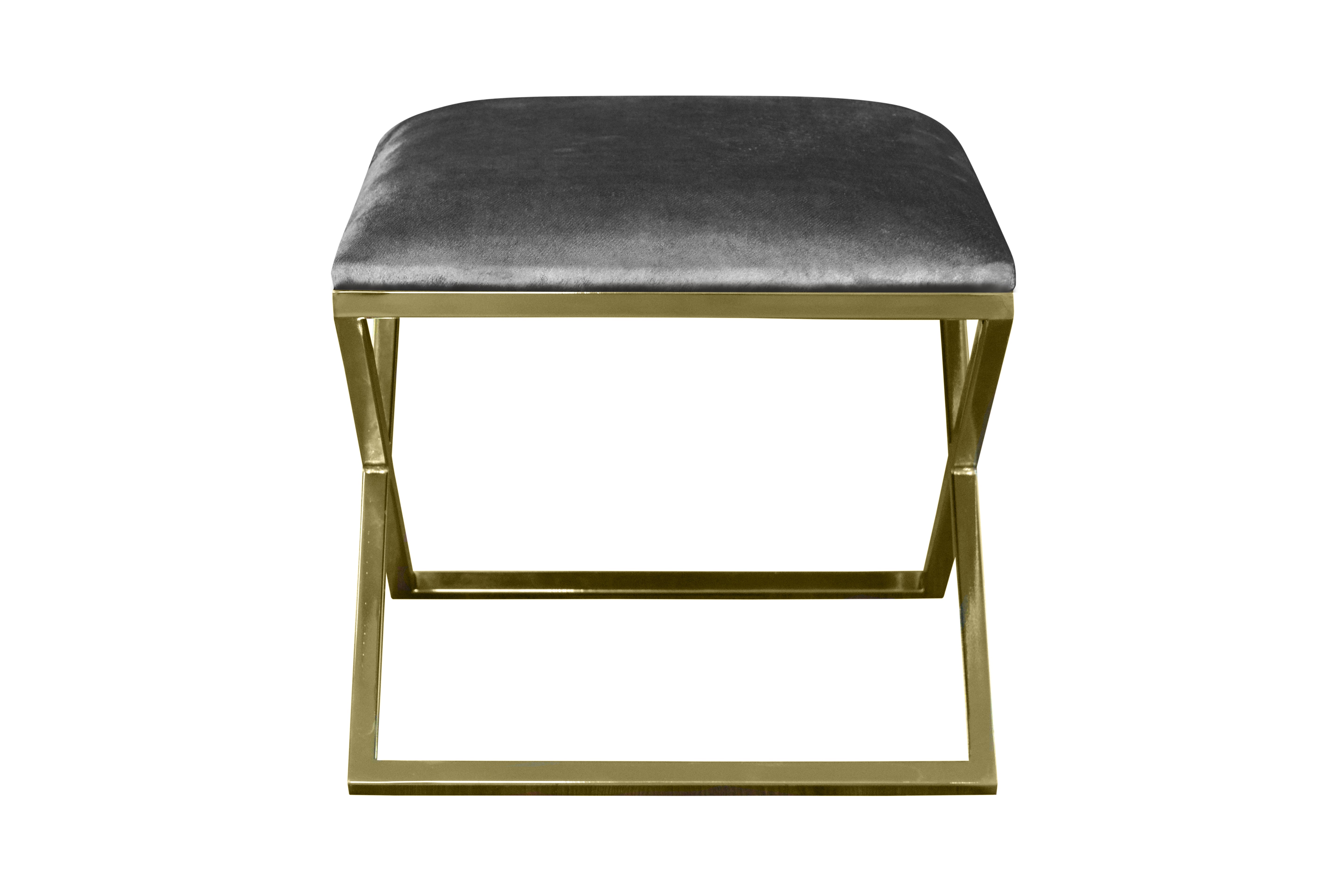 Pouf Nayou – Élégance dorée & design contemporain