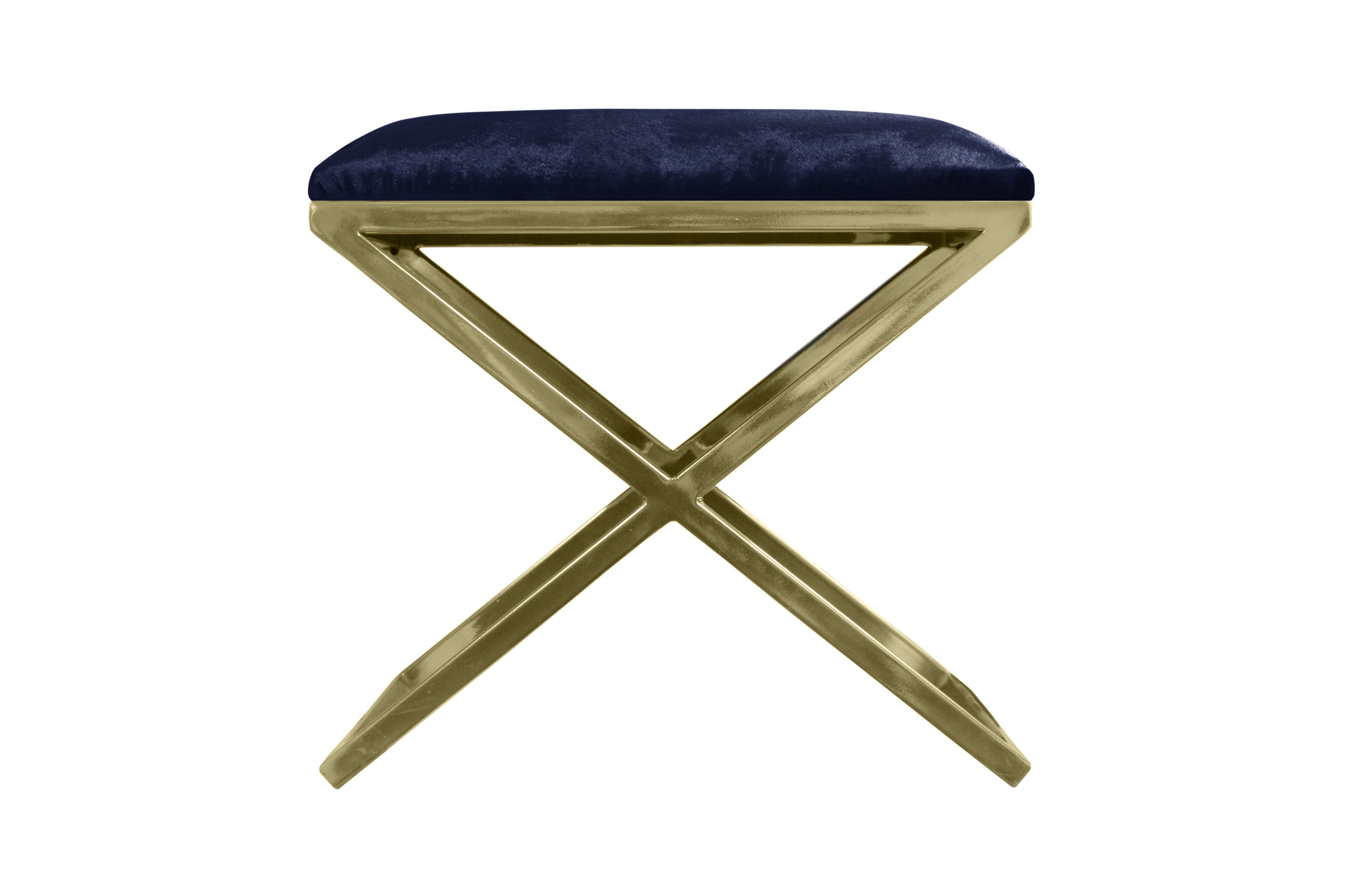 Pouf Nayou – Élégance dorée & design contemporain