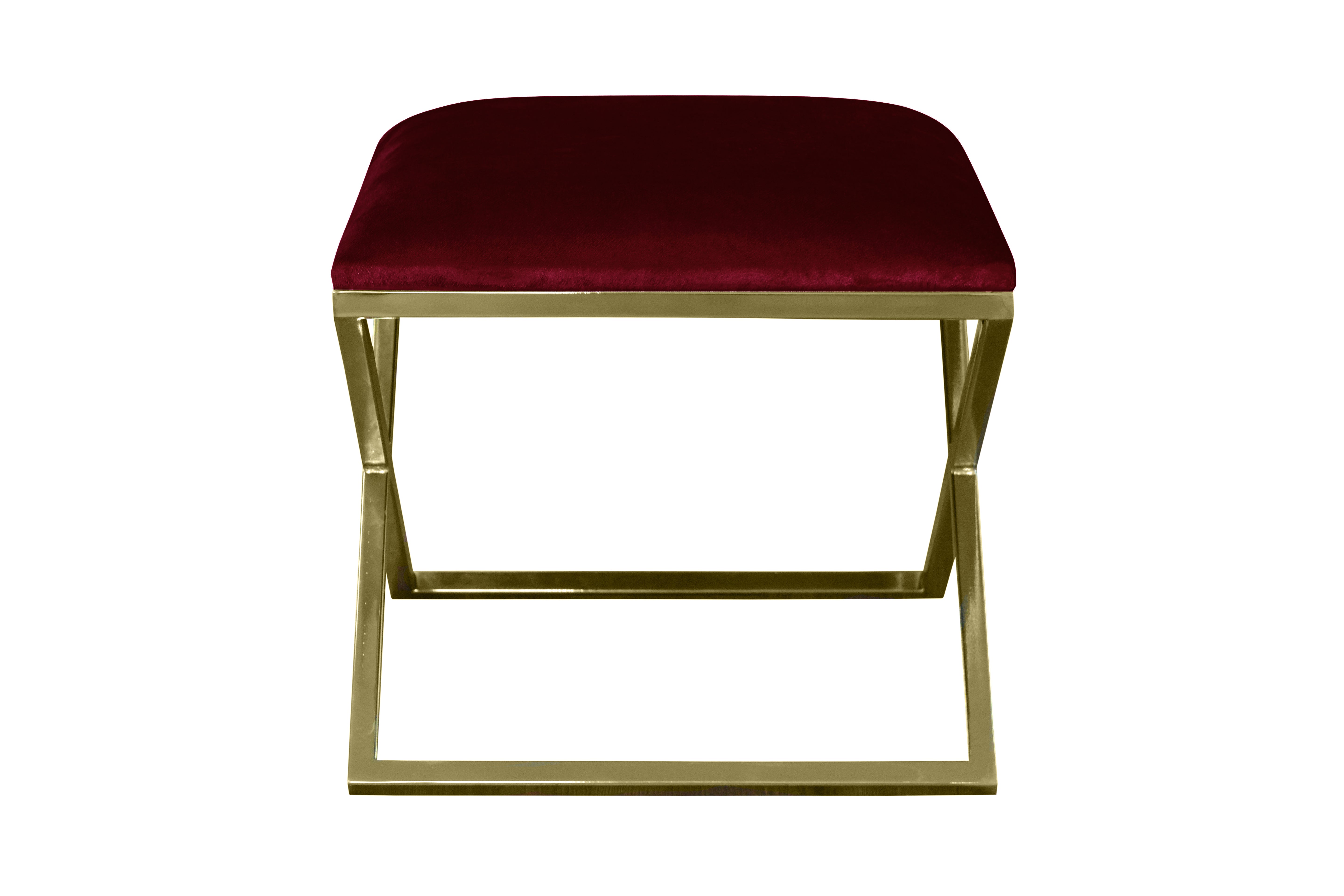 Pouf Nayou – Élégance dorée & design contemporain