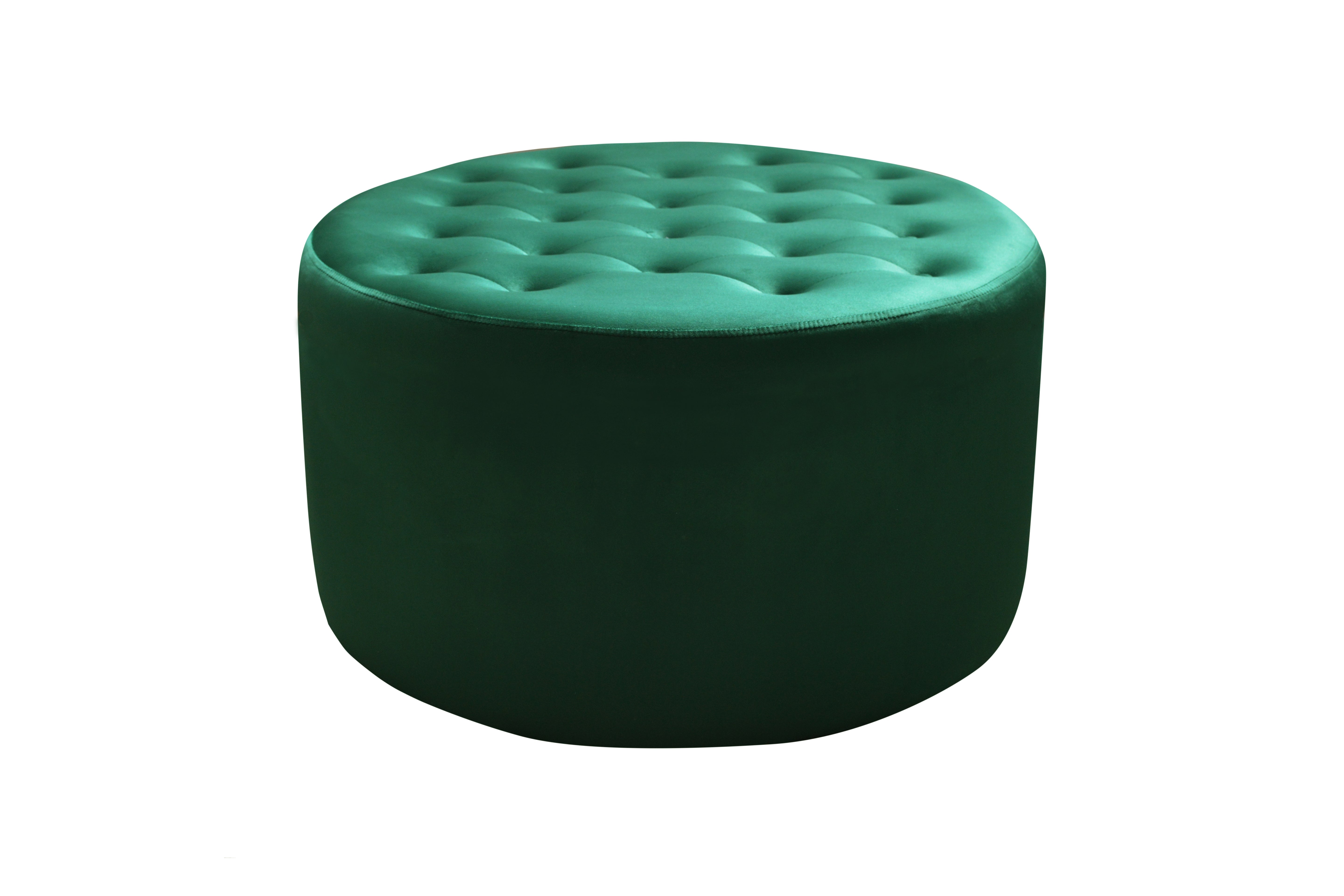 Pouf Maëlys 80 – Élégance capitonnée & polyvalence raffinée