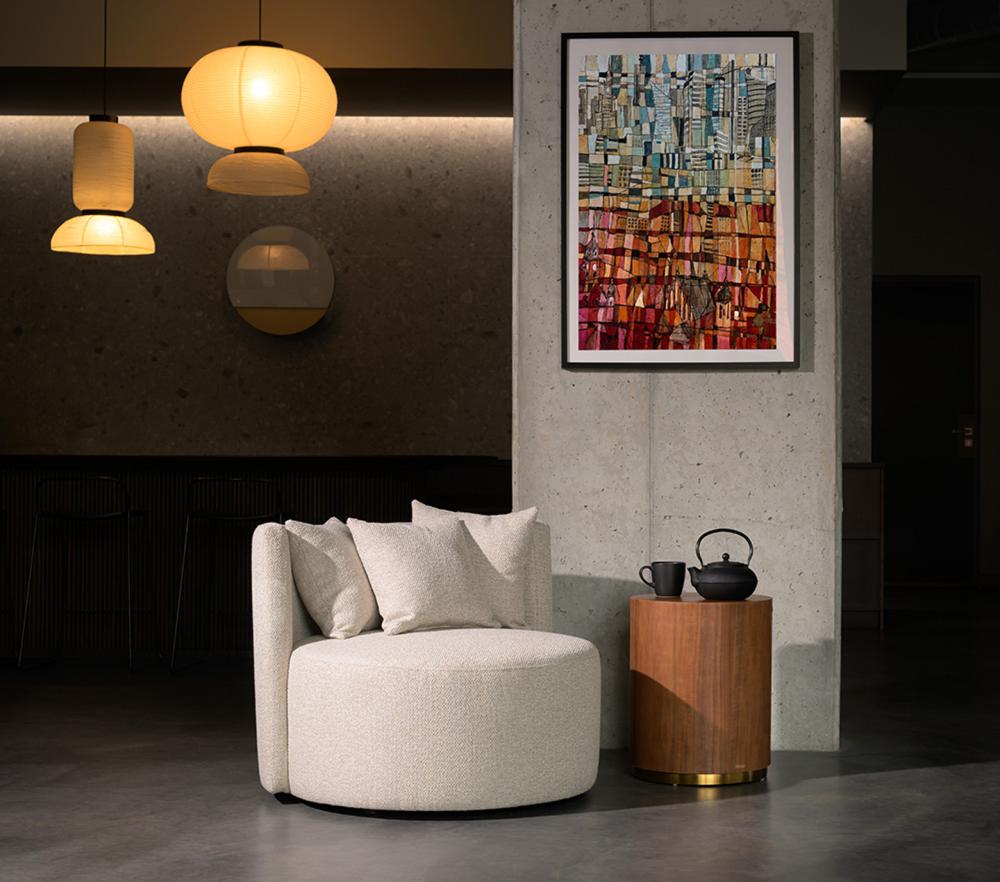 Fauteuil Tylio Pivotant – Ligne contemporaine & confort enveloppant