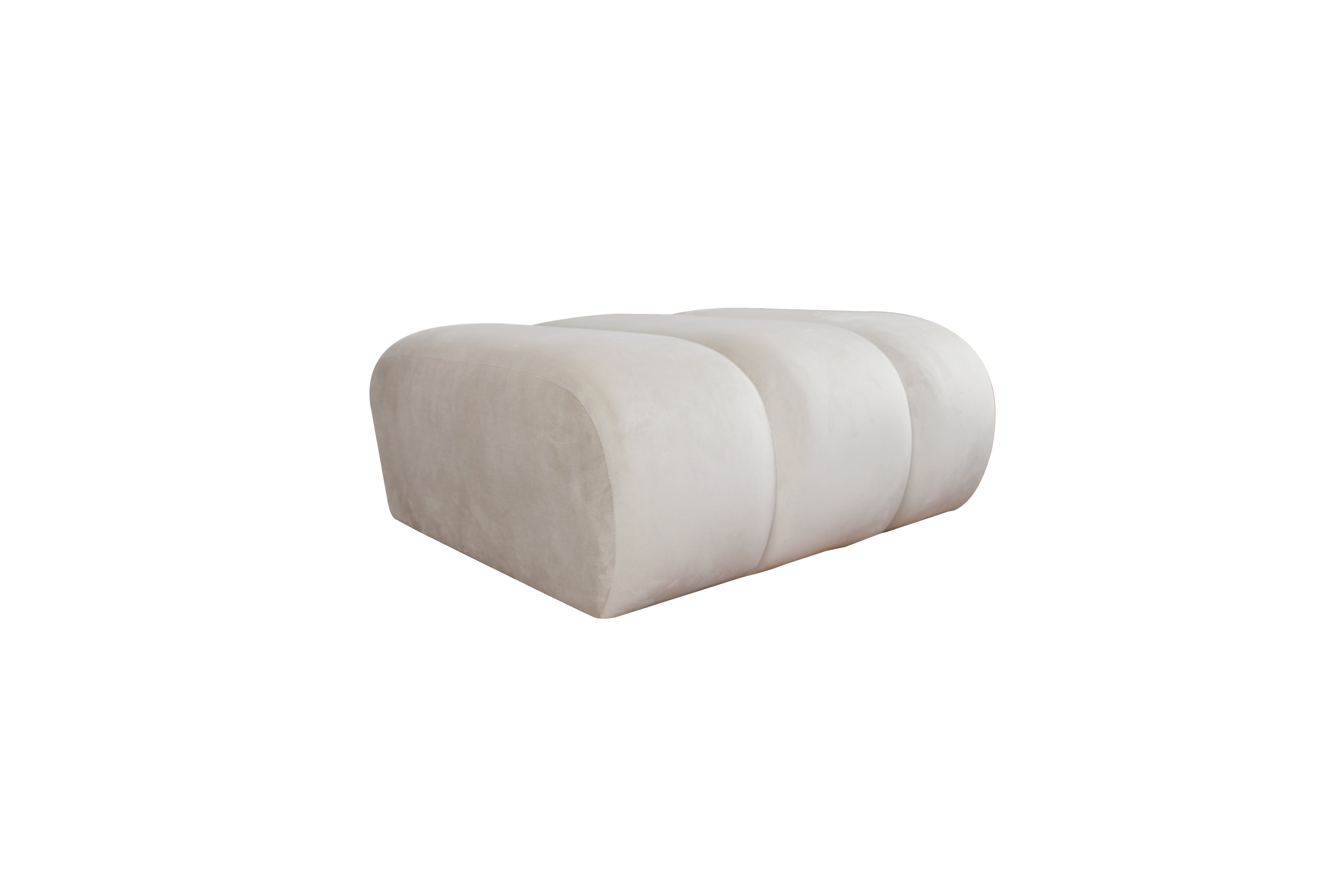 Pouf Oréo – Élément modulable du canapé Oréo par Amaleya Home