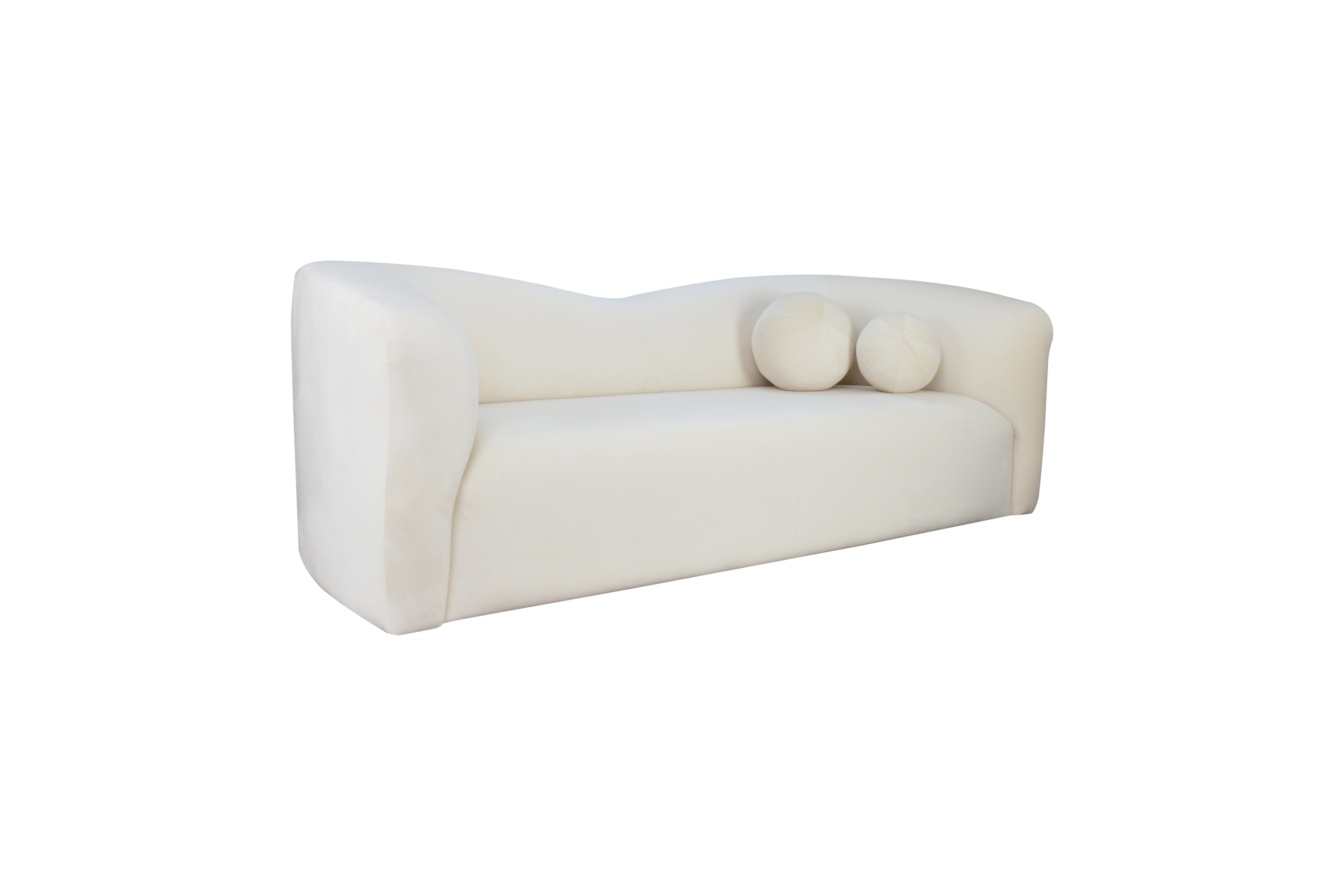 Canapé Ezia II – Élégance sculpturale et confort généreux