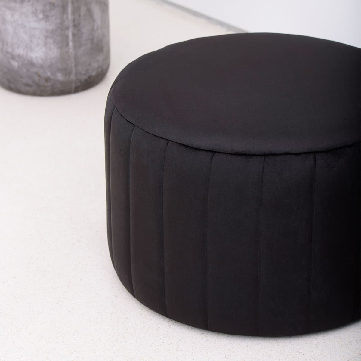 Pouf Luméa – Élégance douce & format généreux