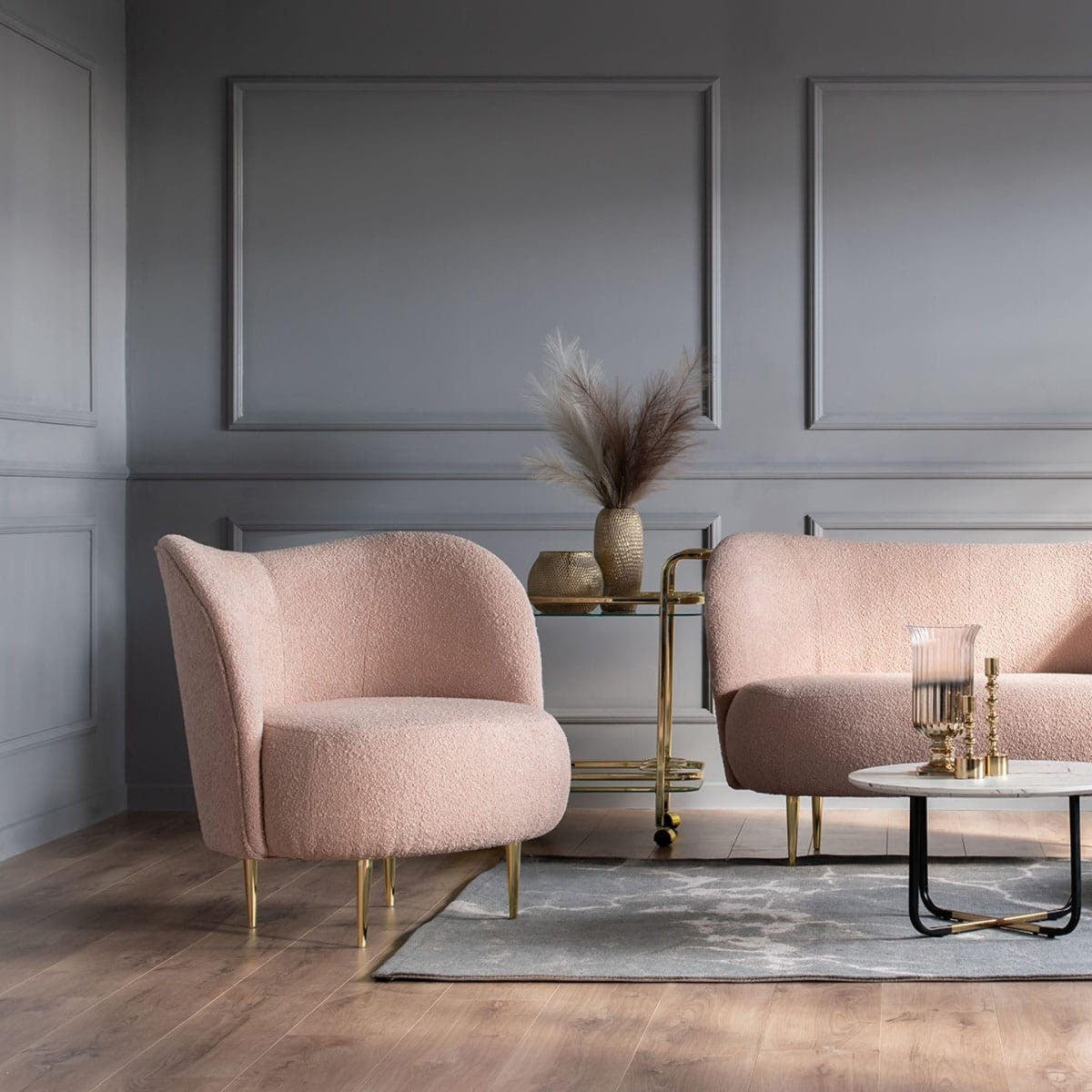 Milo – Fauteuil design au confort généreux