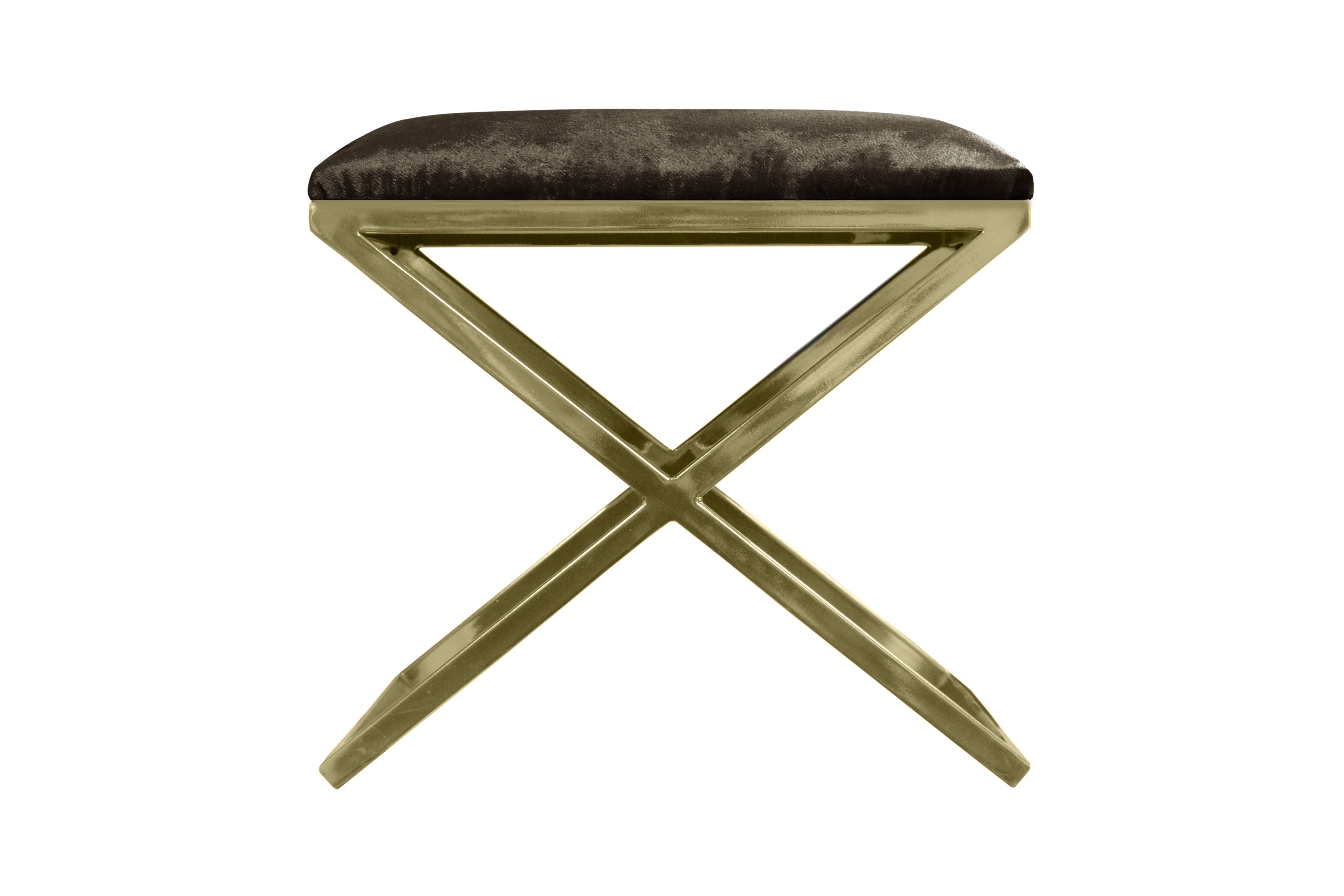 Pouf Nayou – Élégance dorée & design contemporain