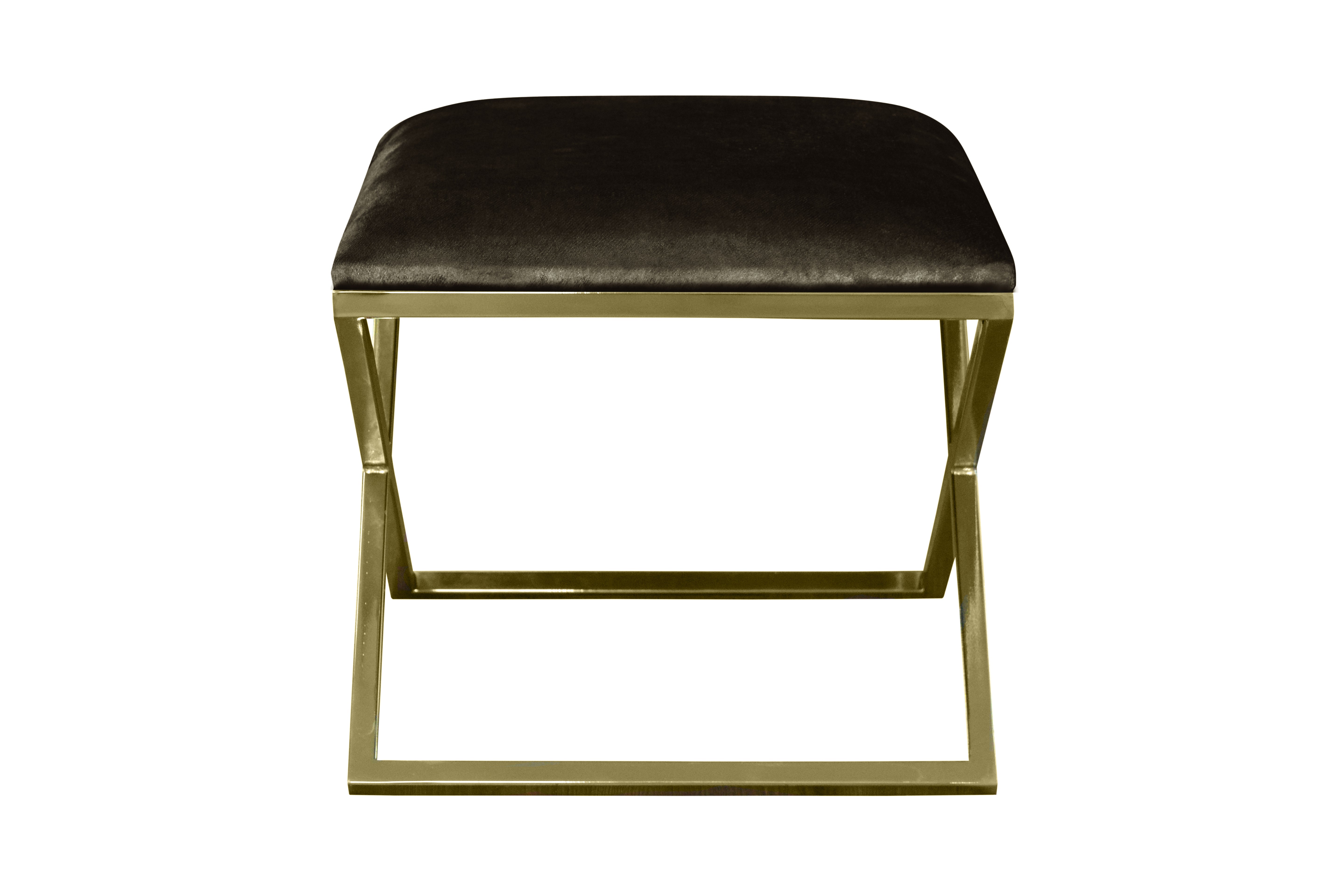 Pouf Nayou – Élégance dorée & design contemporain