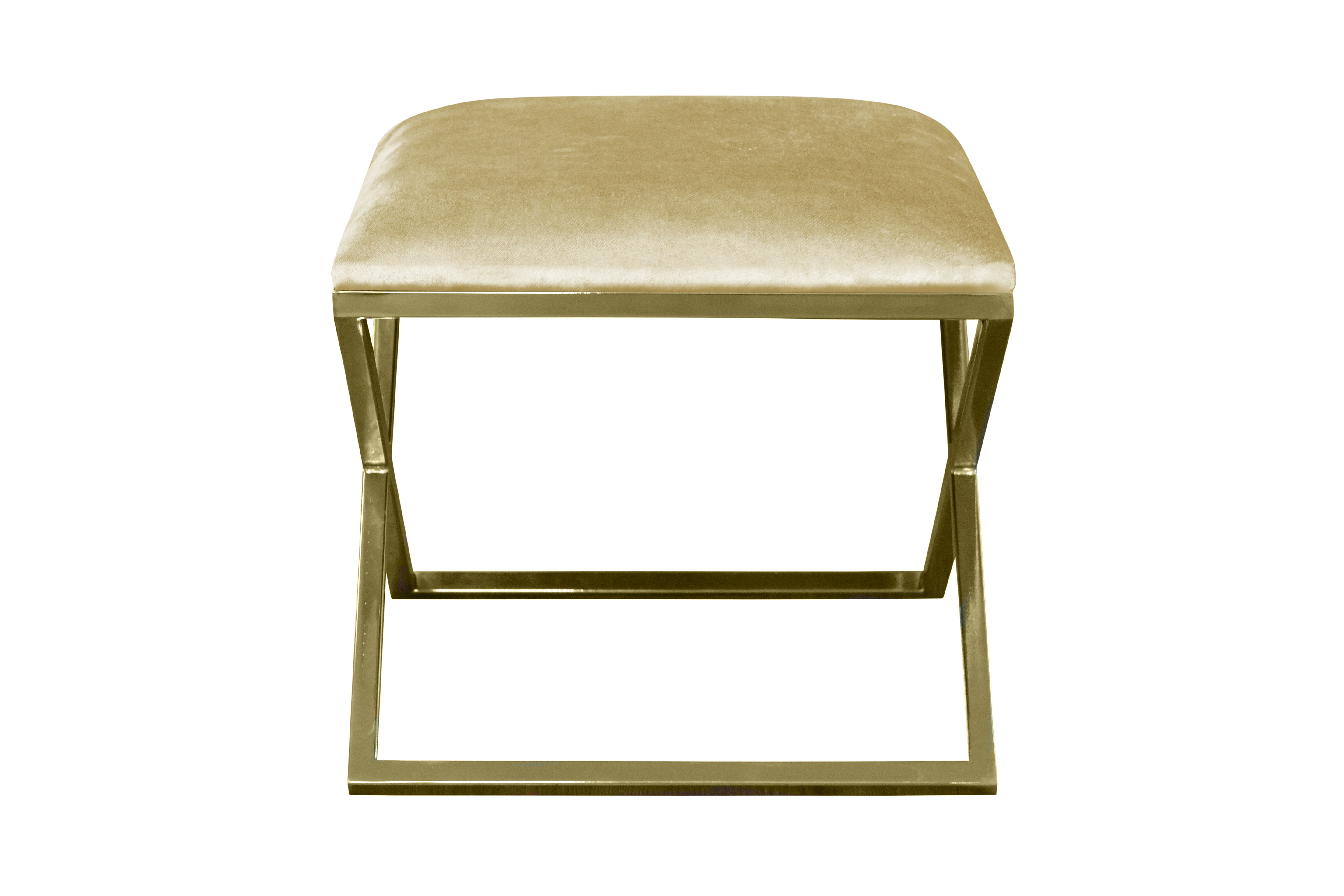 Pouf Nayou – Élégance dorée & design contemporain