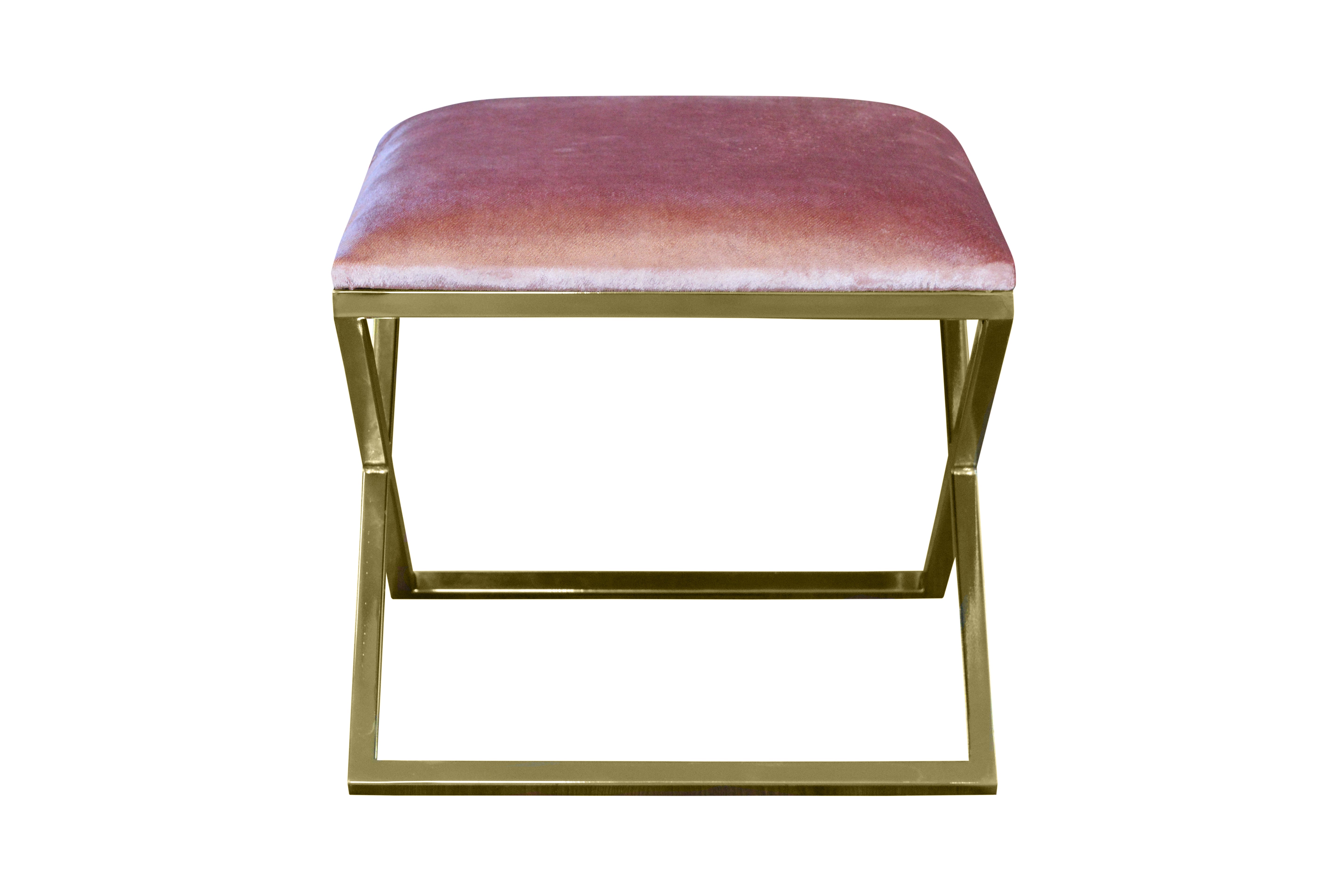 Pouf Nayou – Élégance dorée & design contemporain