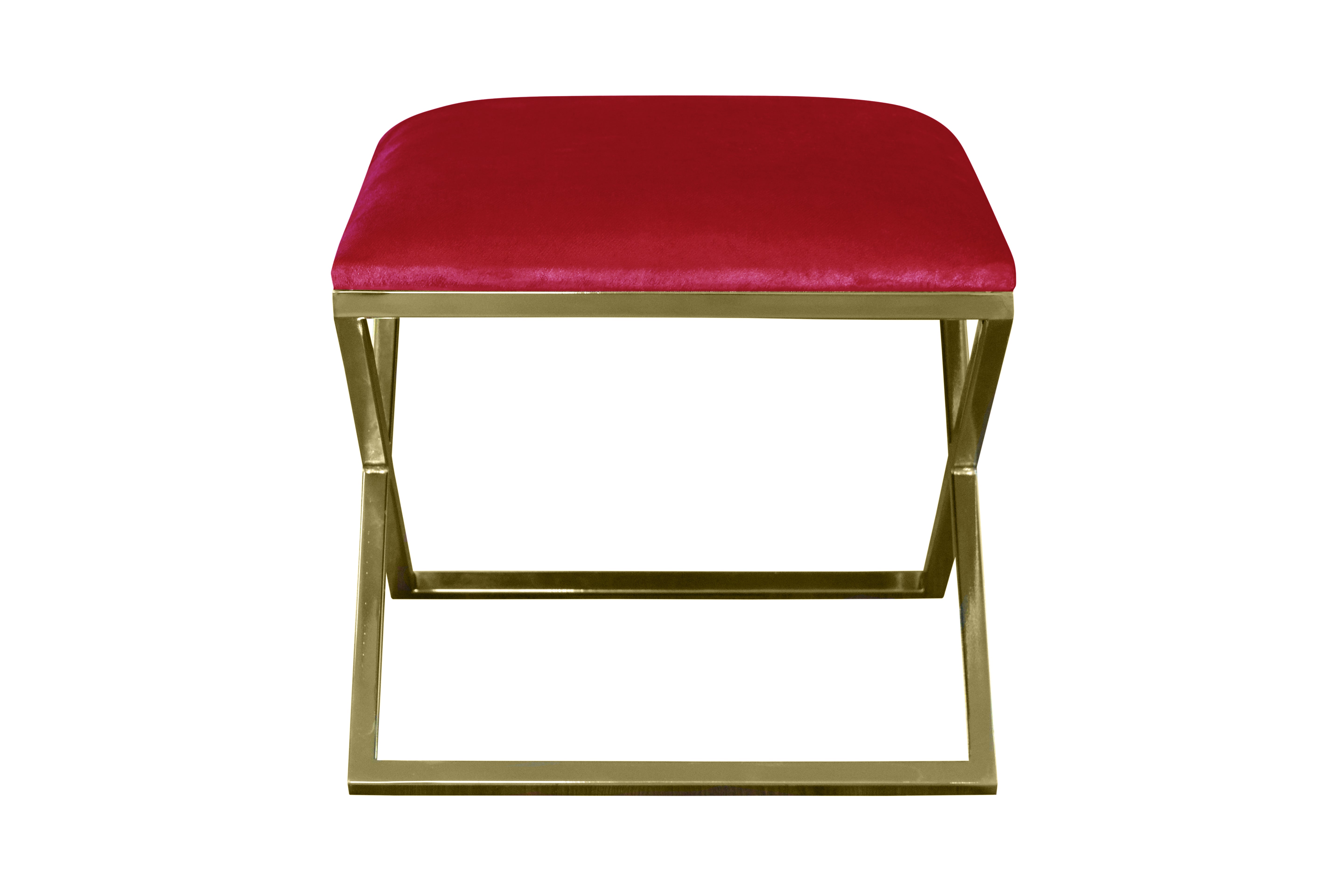 Pouf Nayou – Élégance dorée & design contemporain