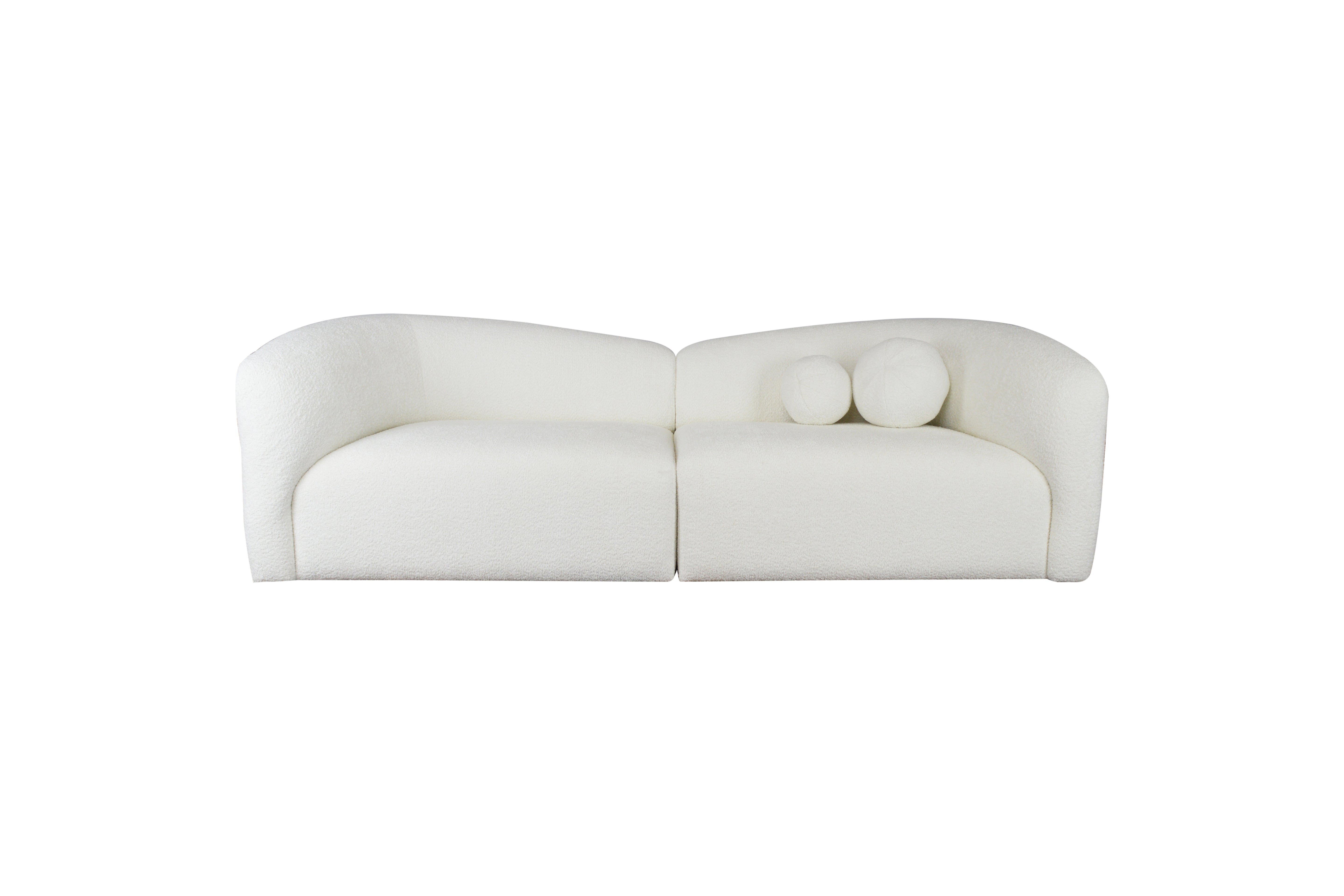 Canapé Ezia III – Design sculptural et confort haut de gamme