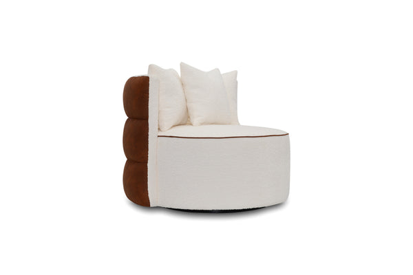 Fauteuil Noa Pivotant – Design enveloppant & confort moderne