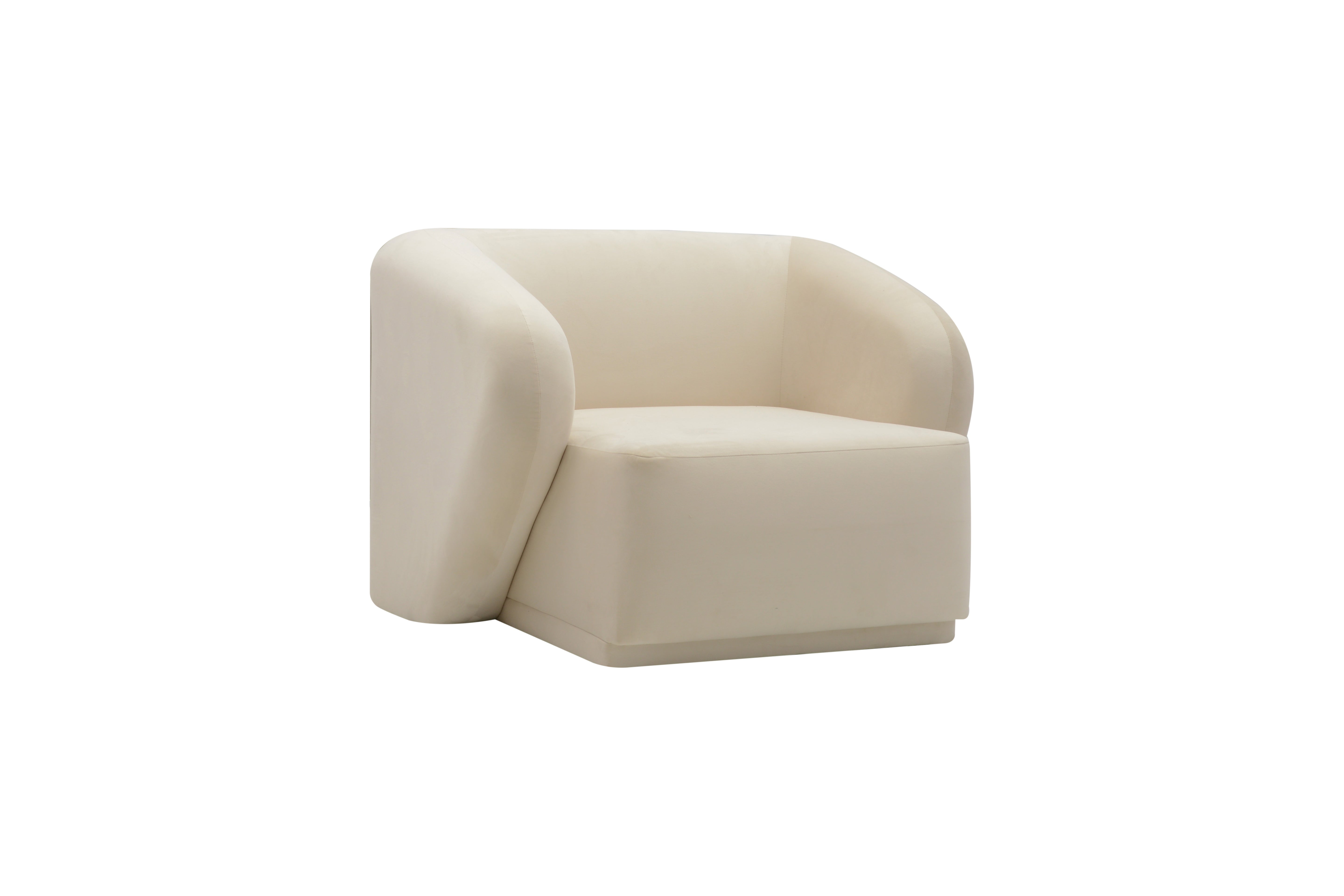 Fauteuil Elon – Confort sculptural et allure glamour