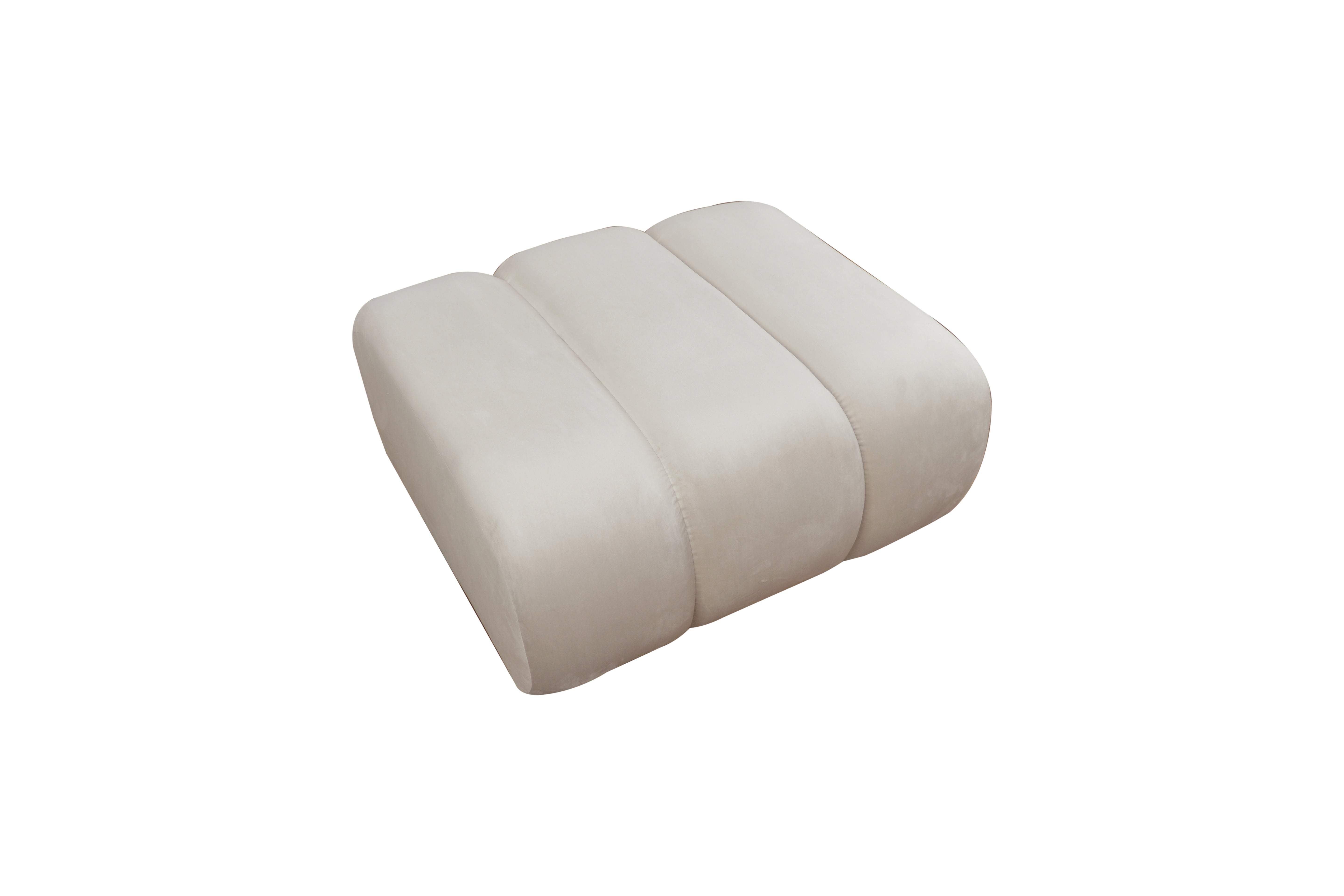 Pouf Oréo – Élément modulable du canapé Oréo par Amaleya Home