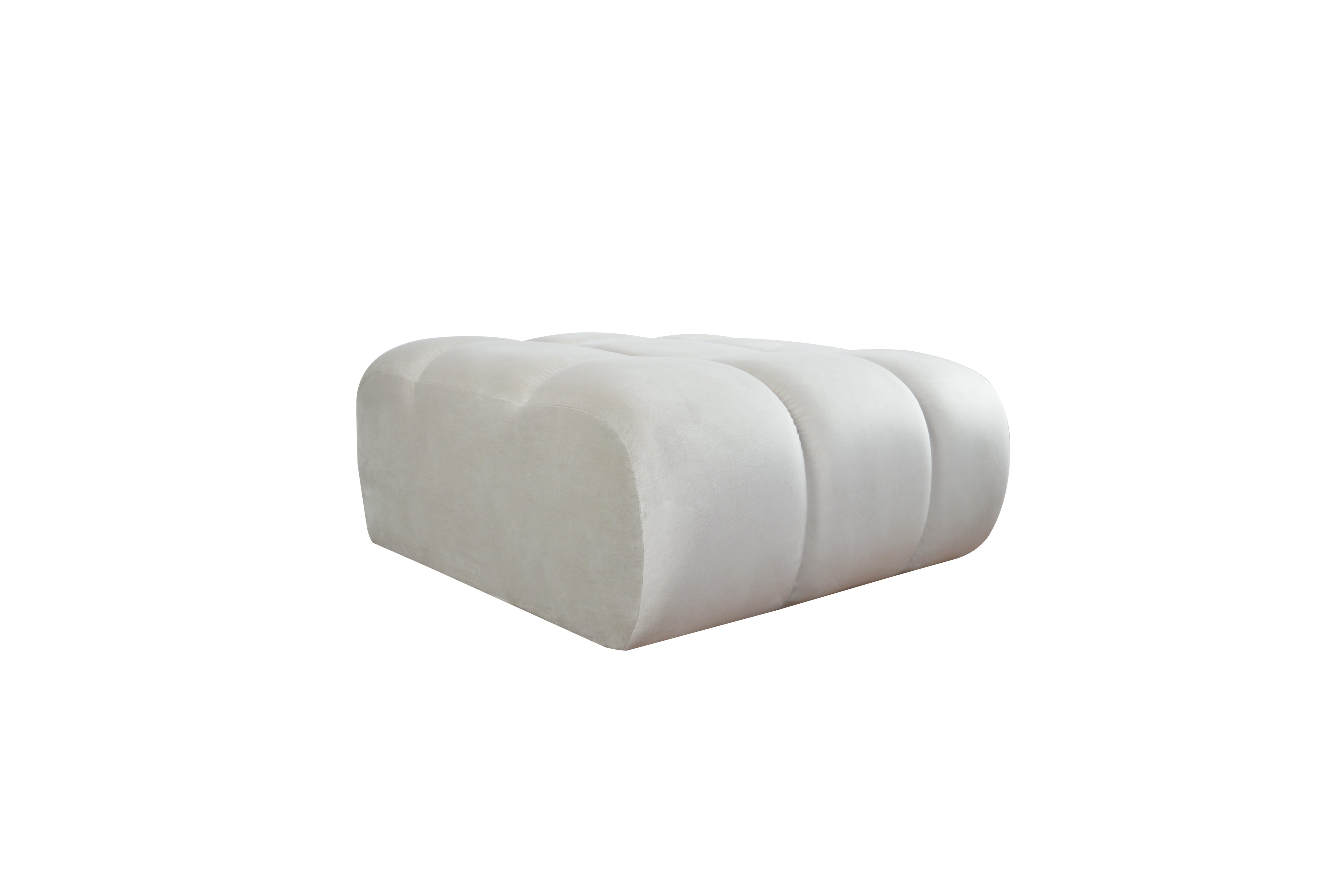 Aurel – Pouf carré design et symétrique
