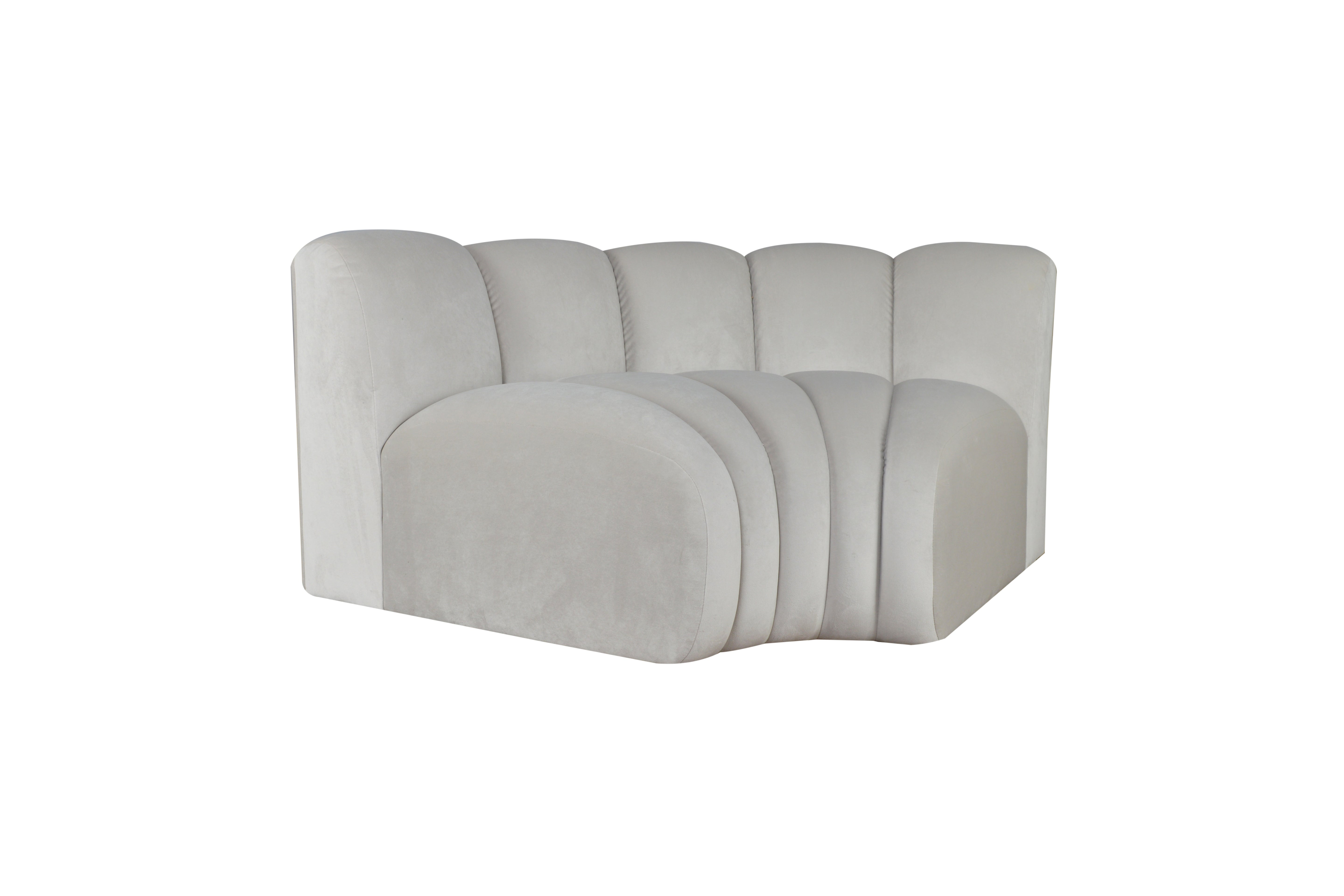 Ezio – Angle central gauche – Élément de canapé modulable