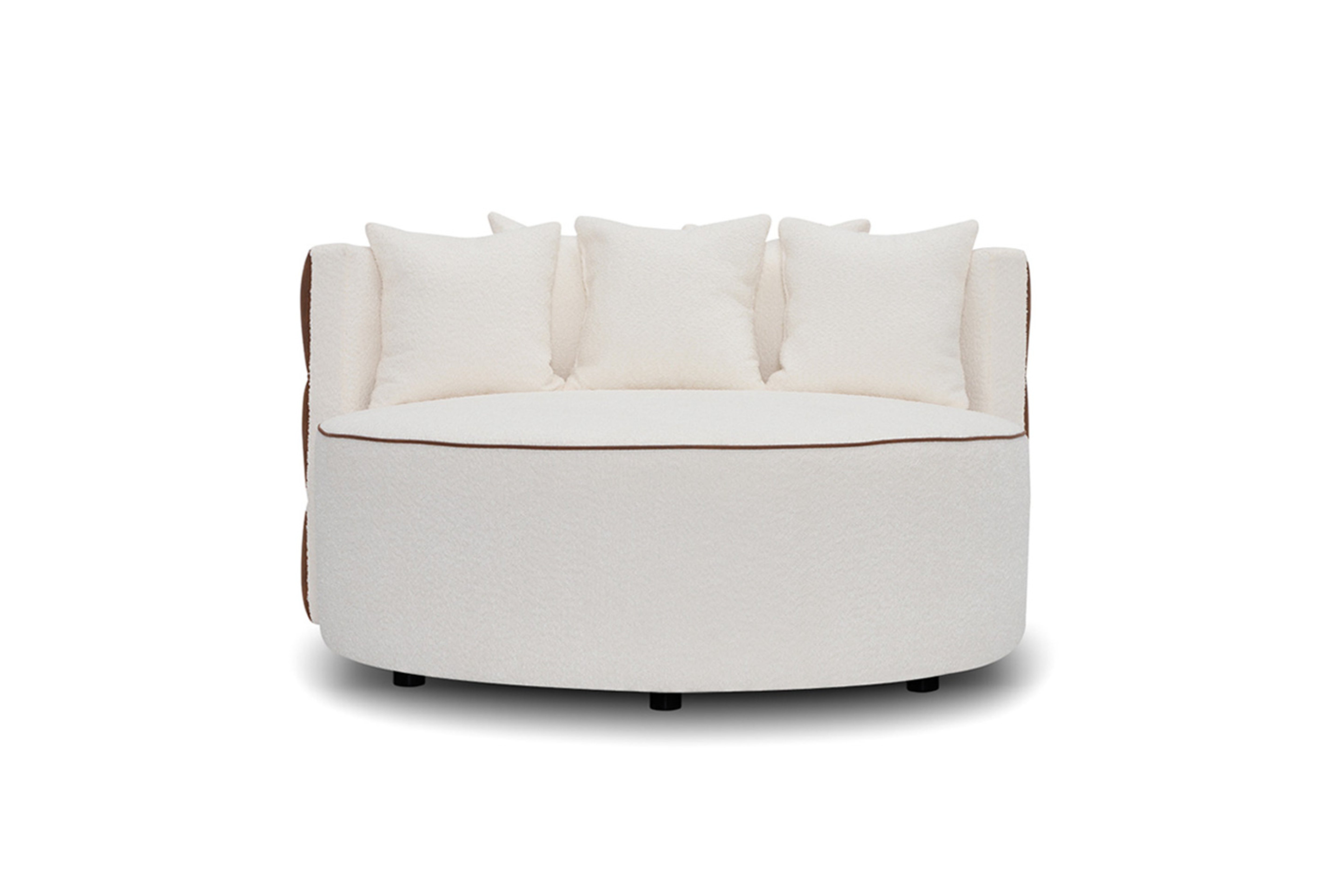 Noa – Canapé lounge rond au confort enveloppant