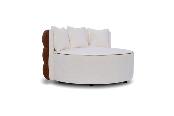 Noa – Canapé lounge rond au confort enveloppant